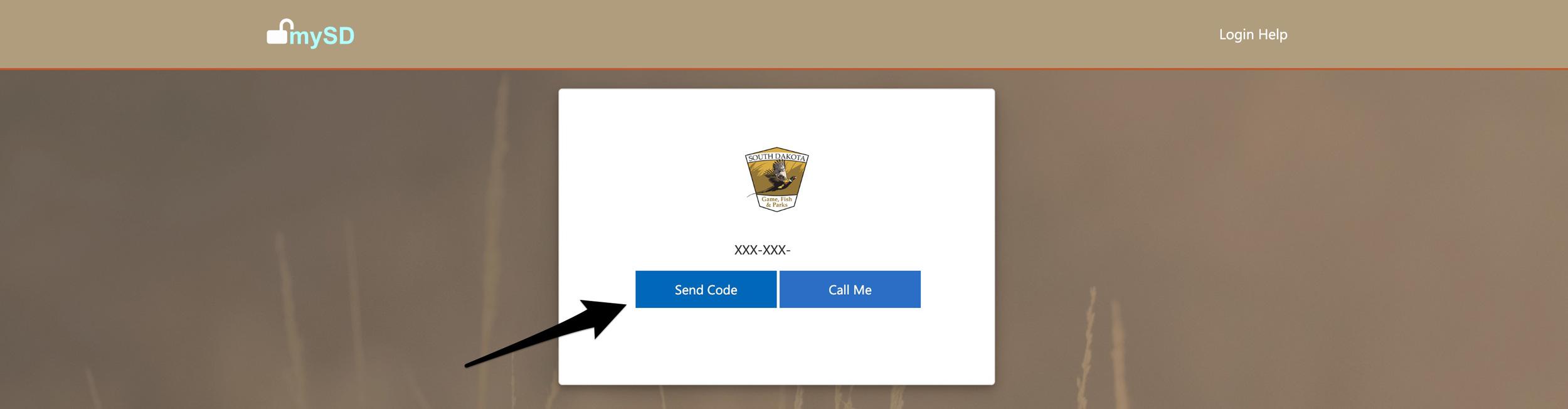 Send verification code