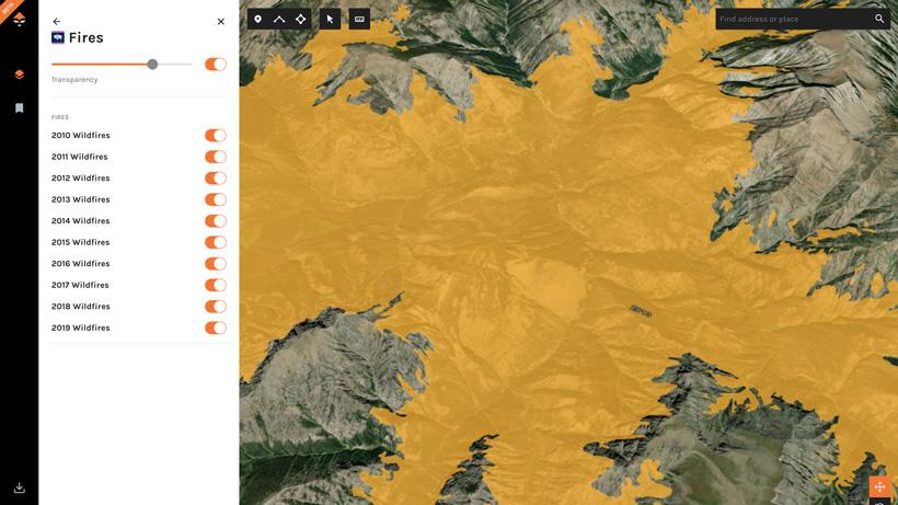 Fire layer on gohunt maps