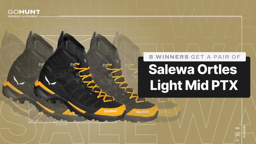 October insider giveaway win salewa ortles light mid ptx boots