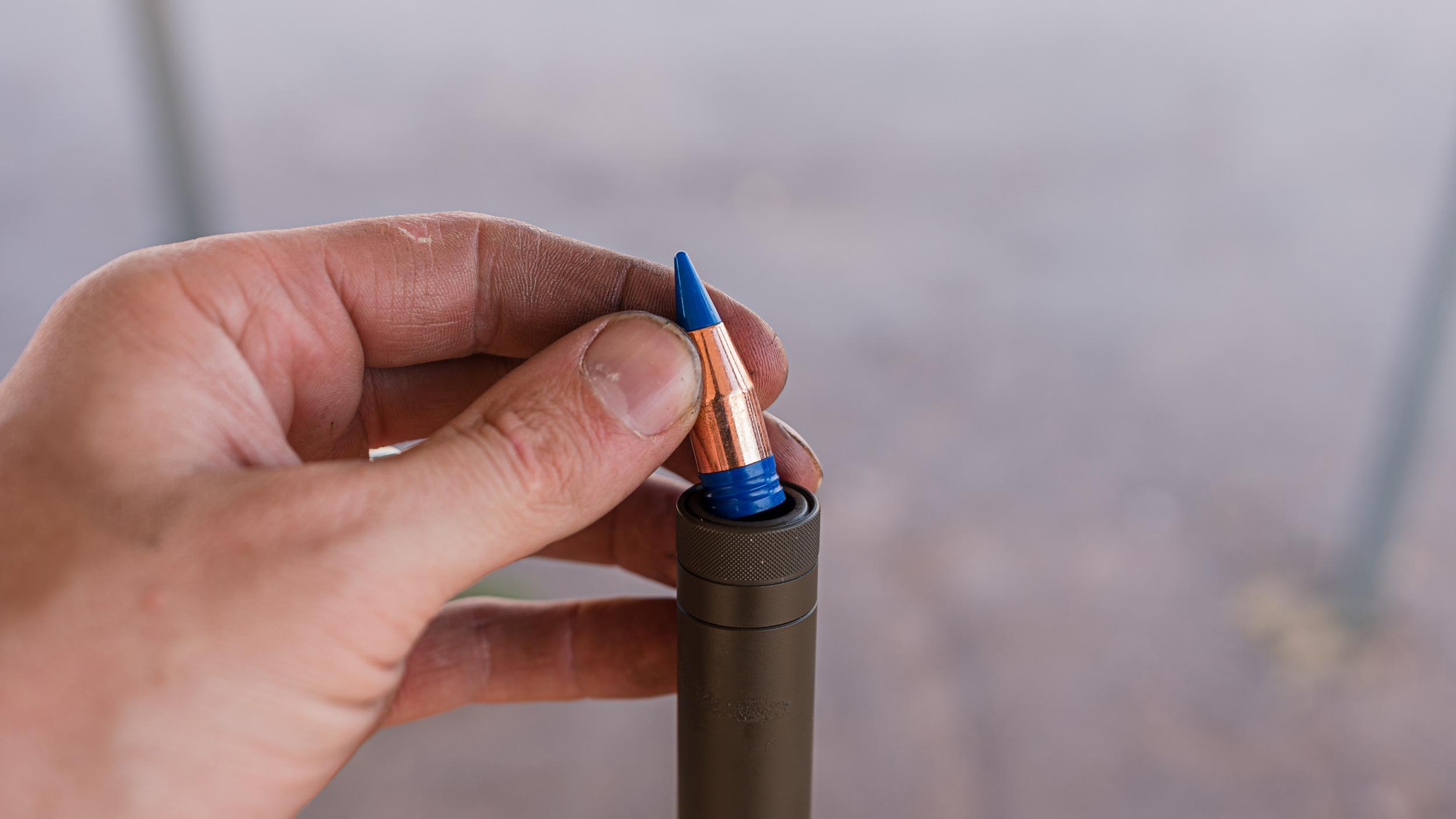 Powerbelt muzzleloader bullet for a Colorado legal hunting setup