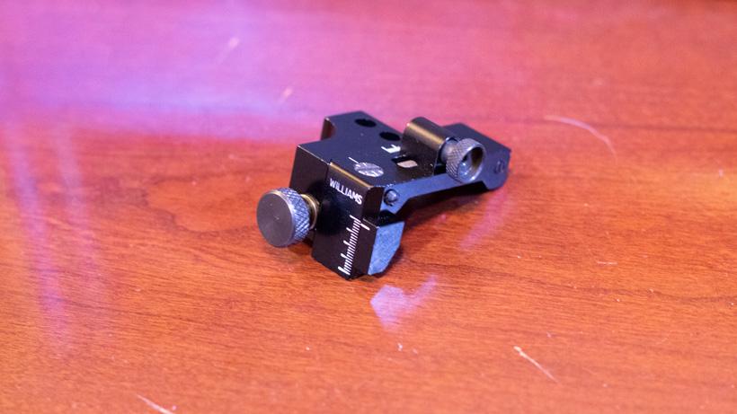 Installed elevation knob for muzzleloader