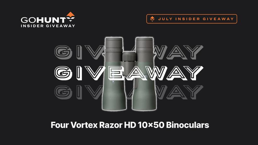 July 2023 insider giveaway four vortex razor hd binoculars
