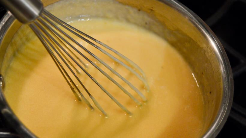 Making the beer cheese