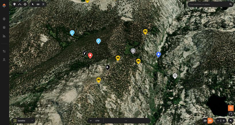 Color coding hunting waypoints to visually see your mapping research