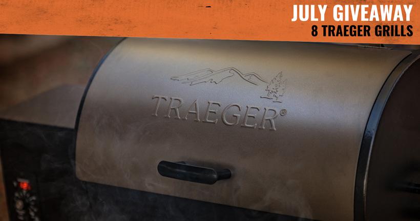 July gohunt insider traeger grill giveaway