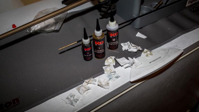 End results after cleaning hunting rifle bore