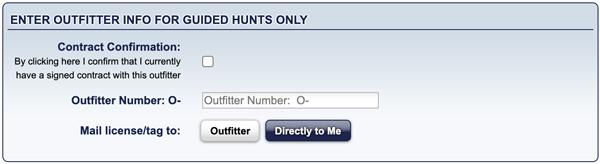 New Mexico outfitter information for guided hunts