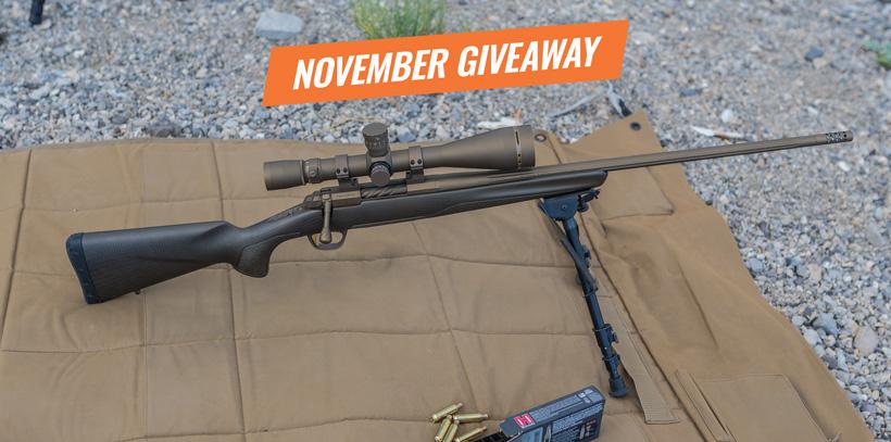November browning x bolt pro long range rifle giveaway main