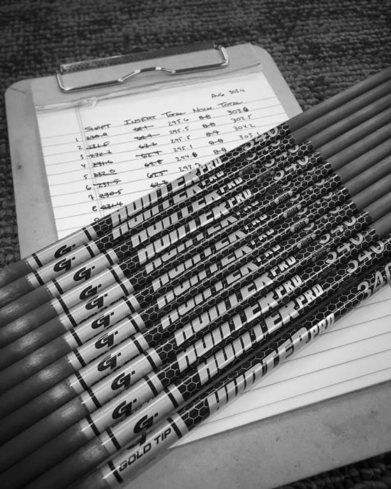 Selecting arrows for hunting