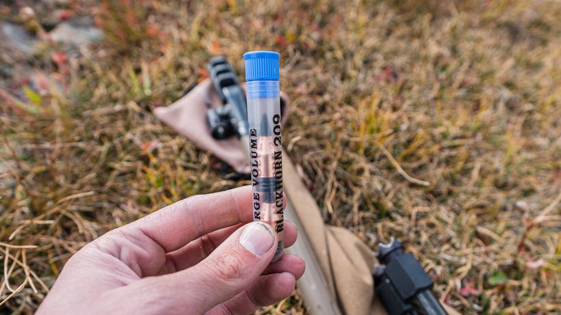 Keeping muzzleloader bullet tips safe in charge tube
