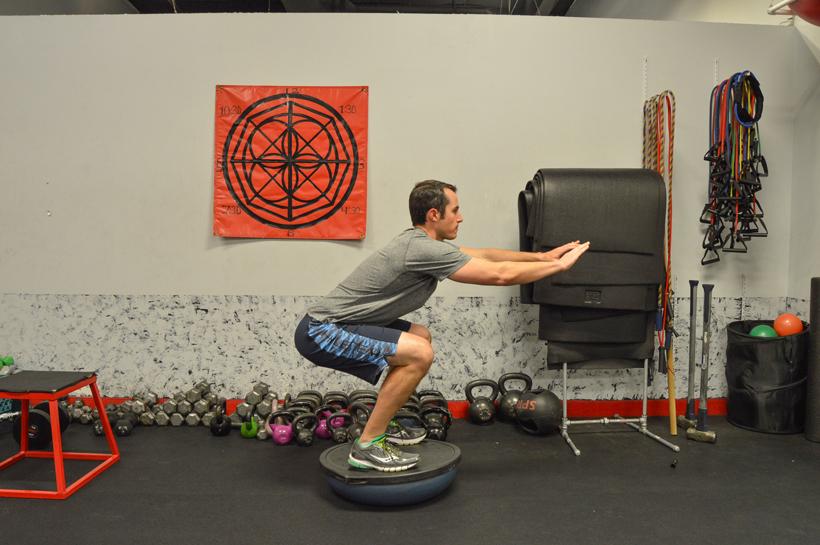 Bosu ball for stability training