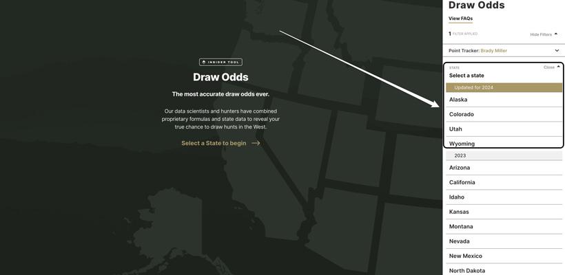 More draw odds now updated on gohunt insider