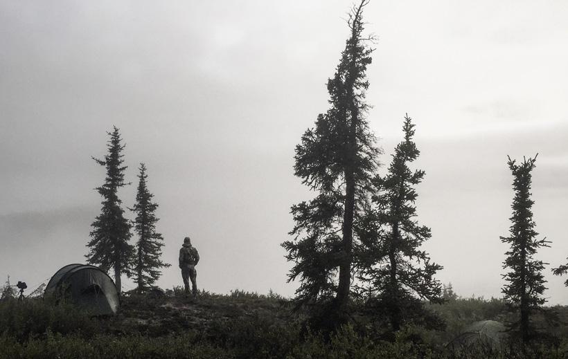 Back at sheep camp waiting for fog to clear